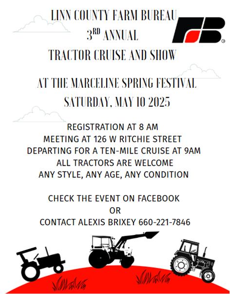 2025 Tractor Cruise | Marceline Spring Festival